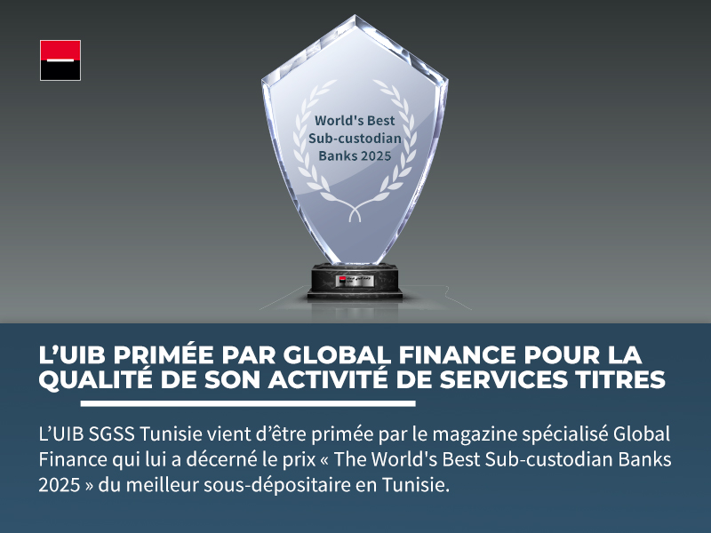 L’UIB primée par Global Finance