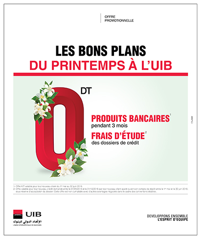 LES BONS PLANS DU PRINTEMPS UIB